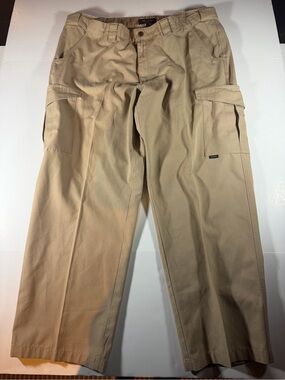 Tru Spec Men's Khaki Cargo Pants with Multiple Utility Pockets 40x32